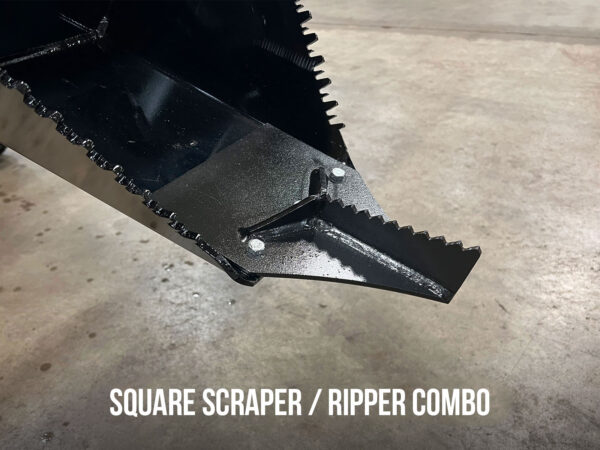 Square Scraper / Ripper Combo Digging Edge