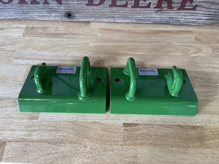 Bolt-On Hooks For John Deere Bucket By JU FabWorks - Good Works Tractors