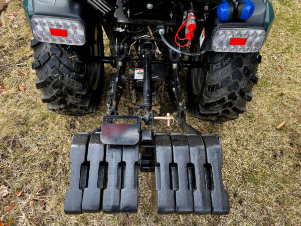 Tractor Counterweight Bundle: GWT VersaBracket Weight Rack for Tractor 3-Point Hitch