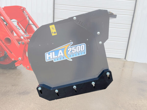 UHMW Skid Runner on HLA 2500 Snow Pusher