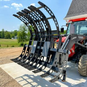 Precision Big Mouth Mini Grapple For Tractors and Skid Steers