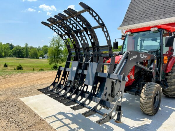 Precision Big Mouth Mini Grapple For Tractors and Skid Steers