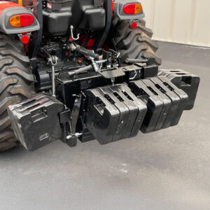 Counterweight Bundle for Tractors (GWT Fast Cat Quick Hitch, VersaBracket, Hitch Hangers, and 14 70 lb Suitcase Weights)