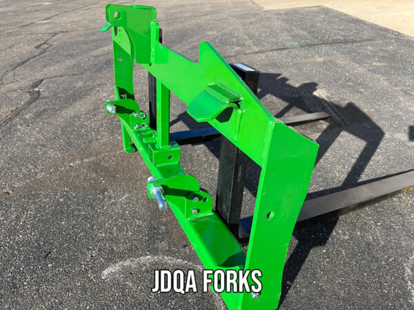 JDQA VersaForks in Green, Rear