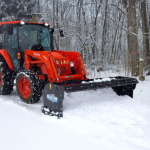 Snow Pusher HLA 2500 Series on Kubota M4D-071