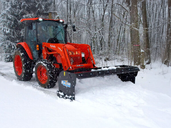 Snow Pusher HLA 2500 Series on Kubota M4D-071