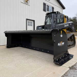 HLA 3500 Snow Pusher with Extra Wide Skid Runner