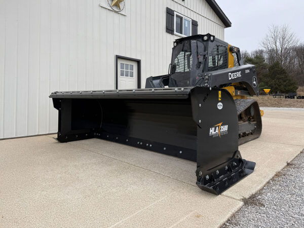 HLA 3500 Snow Pusher with Extra Wide Skid Runner