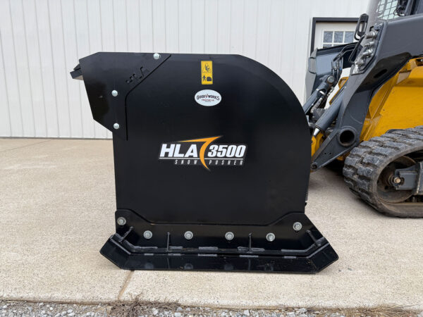 Side View of HLA 3500 Snow Pusher