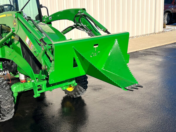 Overall View of HD Wrecker in John Deere Green