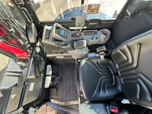 Cab Interior of Yanmar ViO50 6-A Mini Excavator 02