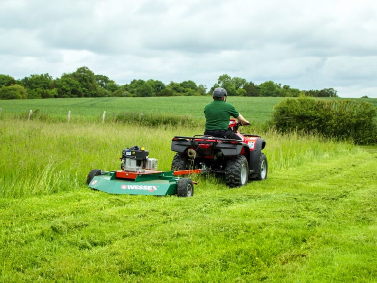 Self-powered, Offset Brush Hog For Atv's & Utv's 