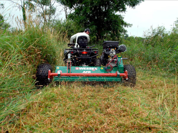 Wessex AFR Flail Mower Mowing in Tall Grass