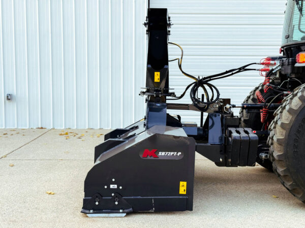 Side View of MK Marting Performance Pull-Type Snow Blower