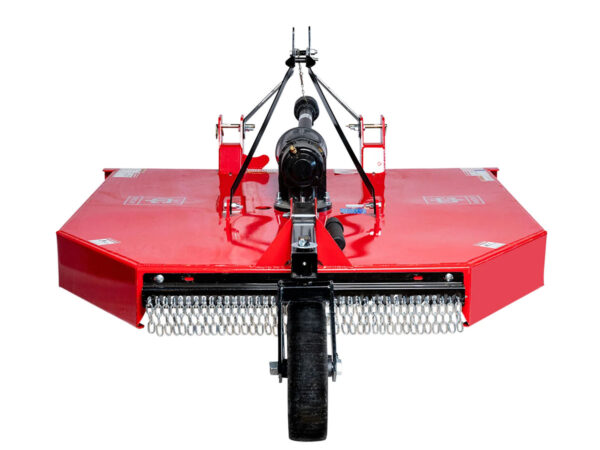 IronCraft Medium Duty 300 Series Brush Hog Rear View with Chain Guard