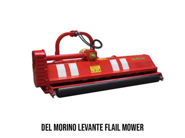 Del Morino Levante Flail Mower Rear View