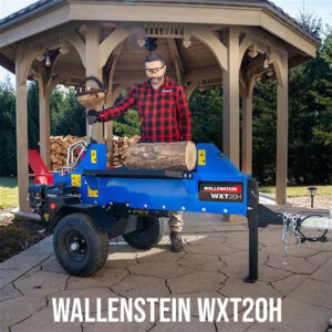 Wallenstein WXT20H 20 Ton Log Splitter, In Use