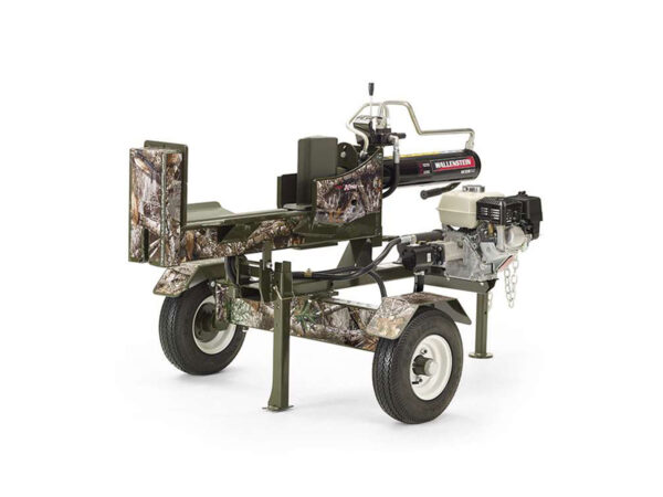 Wallenstein WXR740 Log Splitter in Horizontal Splitting Position, Rear View