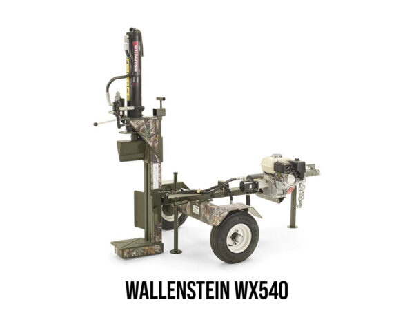 Wallenstein WX540 Log Splitter in Vertical Position