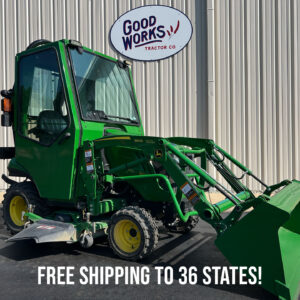 2018 John Deere 1025R With Curtis Cab and Free Shipping