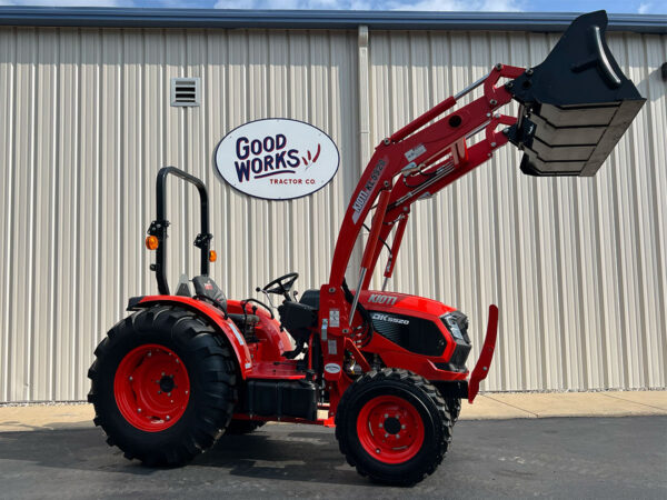 DK5520 with Raised Loader, Left Side