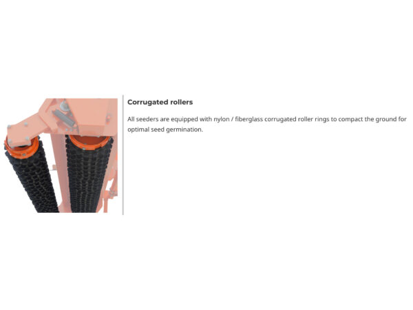 Corrugated Rollers of BEFCO SRT Seeder