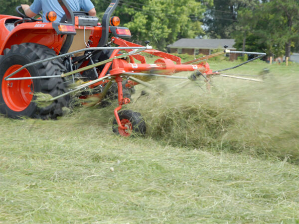 BEFCO Hay Tedder In Action