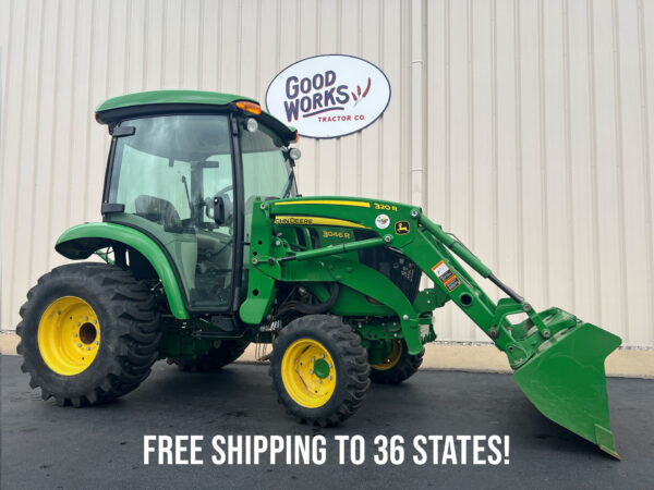 2019 John Deere 3046R Cab Tractor with Free Shipping