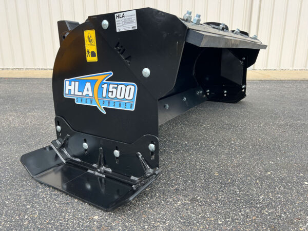 HLA 1500 Snow Pusher with Extra Wide Skid Shoe