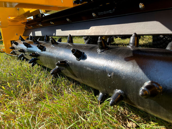 Drum with Carbide-Tipped, Weld-on Spikes