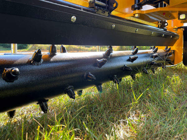 Drum with Carbide-Tipped, Weld-on Spikes and Rubber Guard