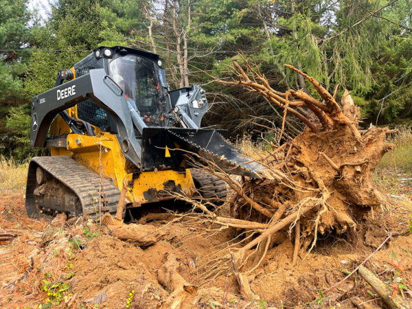 GWT Mega Wrecker After Digging Up Stump