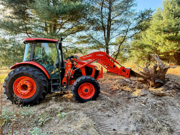 GWT Mega Wrecker on Kubota M5 111 Tractor