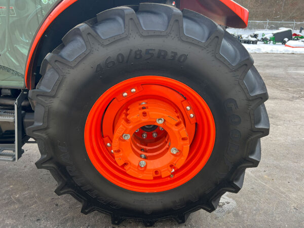 Rear Tire, R1 Ag Tire with Triple Stacked Wheel Weights