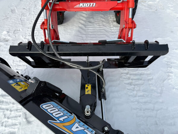 Top View of Frame Mount for Snow Plow